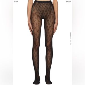 Authentic Gucci GG Black Tights